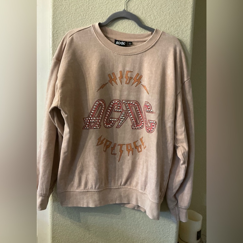 AC/DC Studded Sweatshirt XL